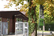 Eingang zur Sportanlage Haus Lütz. Eingang zur Sportanlage Haus Lütz.